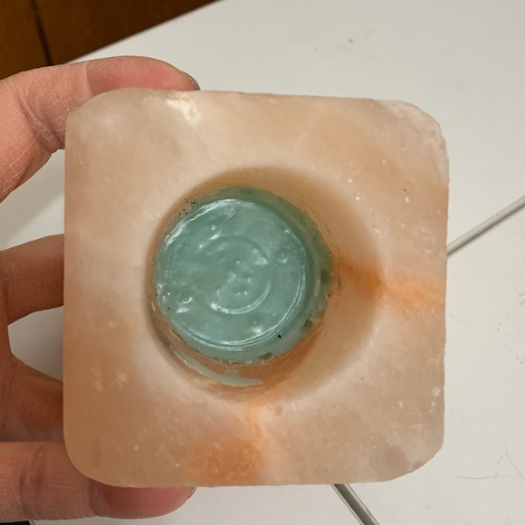 Himalayan Salt Candle Holder Heart EUC - Picture 5 of 6